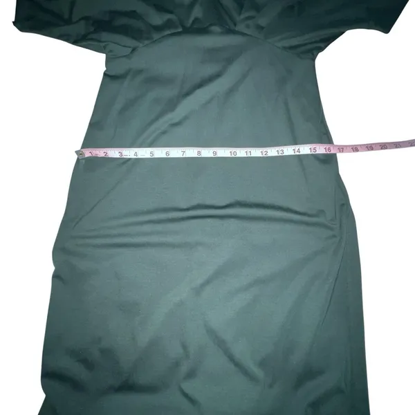 NWT Banana Republic Soraya Butterfly Sleeve Midi Dress Hunter Green Size 8 Vneck - Image 5