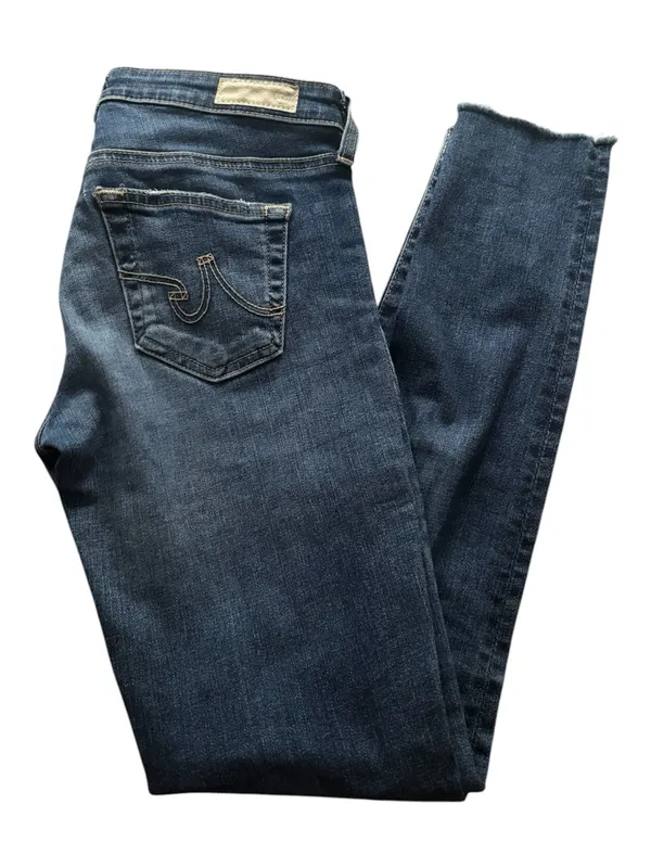 AG Adriano Goldschmied The‎ Legging Ankle Jeans Raw Hem Size 25R - Image 2