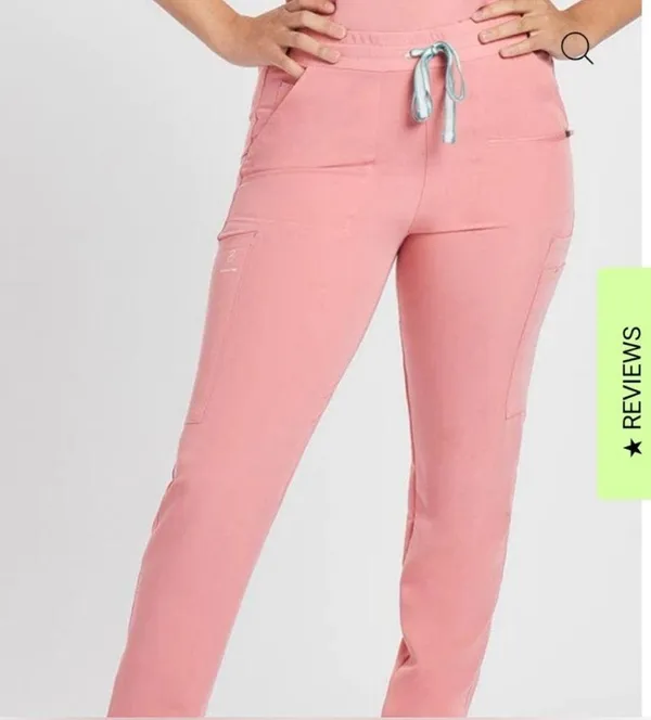 DOLAN Hope 11-Pocket CORE Scrub Jogger Pant in Mauve, Size XXS New w/Tag - Image 14