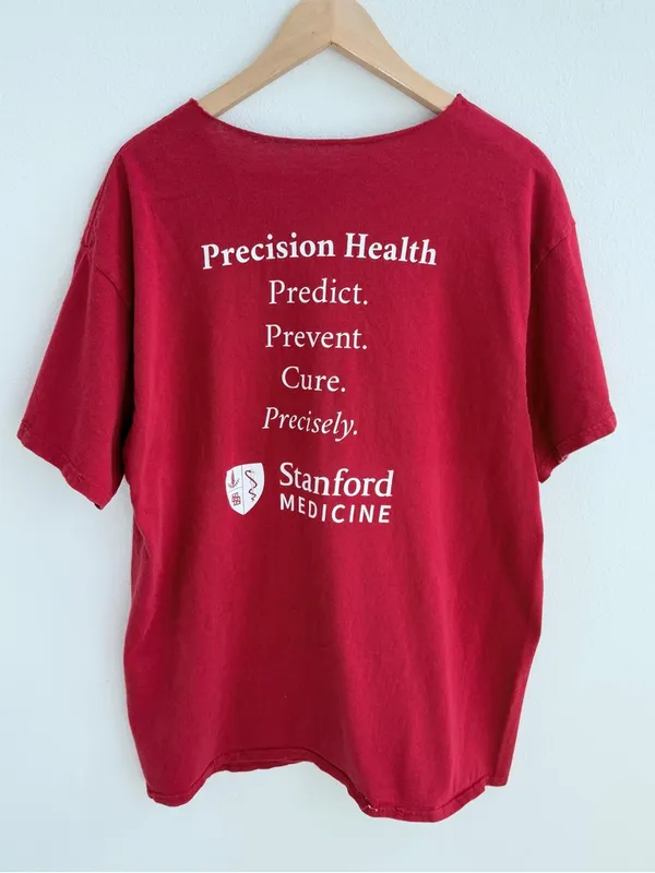 Stanford University Off The Shoulder Tee Red Size XL - Image 7