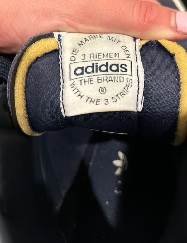Adidas Navy Blue Hightops - Image 4