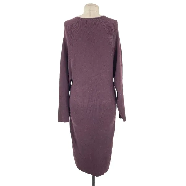 Song of Style Cozumel Sweater Dress Brown Purple Size‎ Medium - Image 7