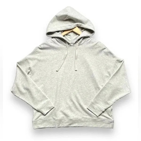 Ugg Kyree Gray Micro Terry Hoodie Size Large - Image 3
