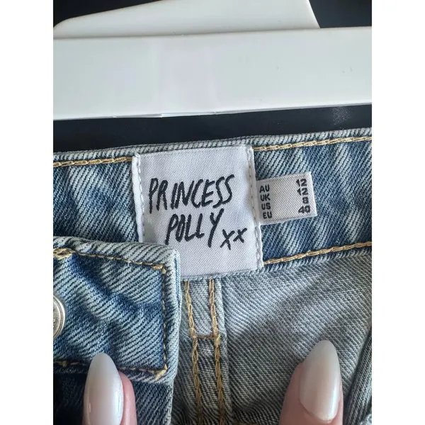 Princess Polly Denim Mini Skirt - Image 5