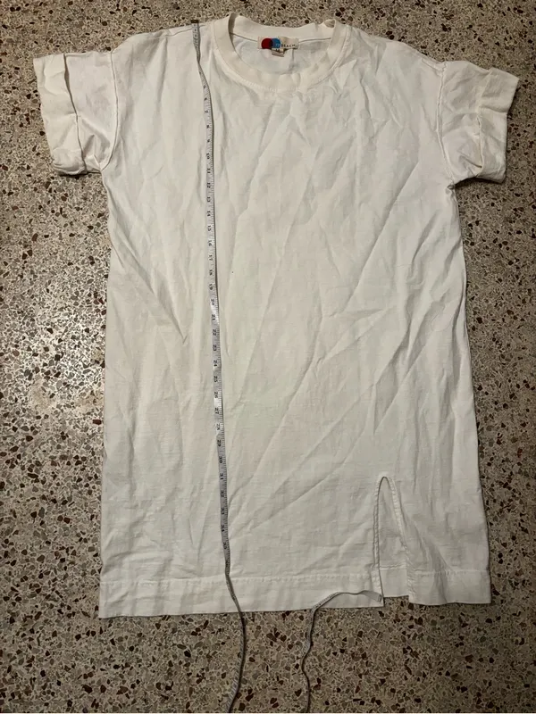 Free people beach oversized off white tshirt dress small - Image 8