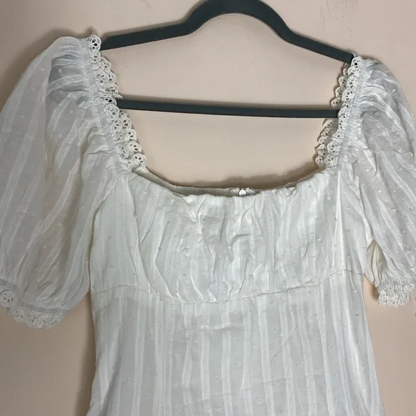 Hello Molly Beauty Beyond Measure white mini dress - Image 3