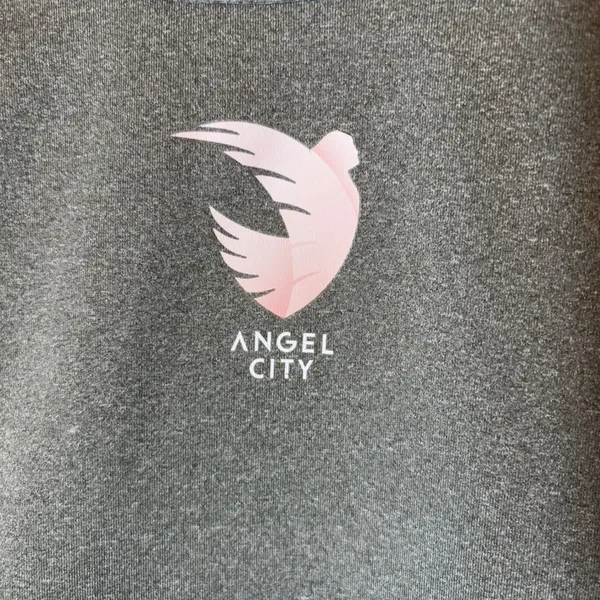 Nike Angel City‎ Dri-FIT Sports Bra Gray Activewear Size Small - Image 2