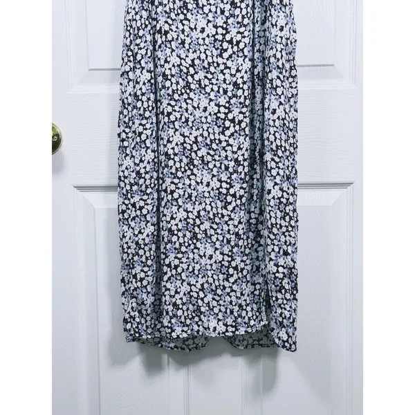 Abercrombie & Fitch Ditsy Floral Midi Dress Size M Tall Cottage Prairie Romantic - Image 9