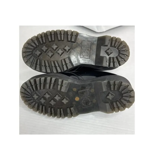 Dr. Martens 1461 Quad Rainbow Patent Platform Shoes black size 7 ladies 6 Men - Image 10