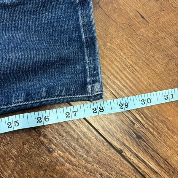 Mother Jeans The Looker Ankle Crop Zip Low Rise Skinny Jeans 31 Distressed 35x28 - Image 9