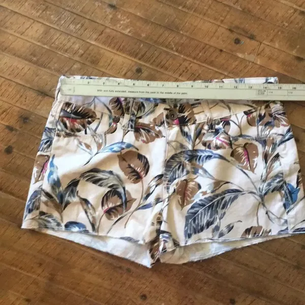 Madewell denim cutoff palm coconutgirl resort shorts - Image 3