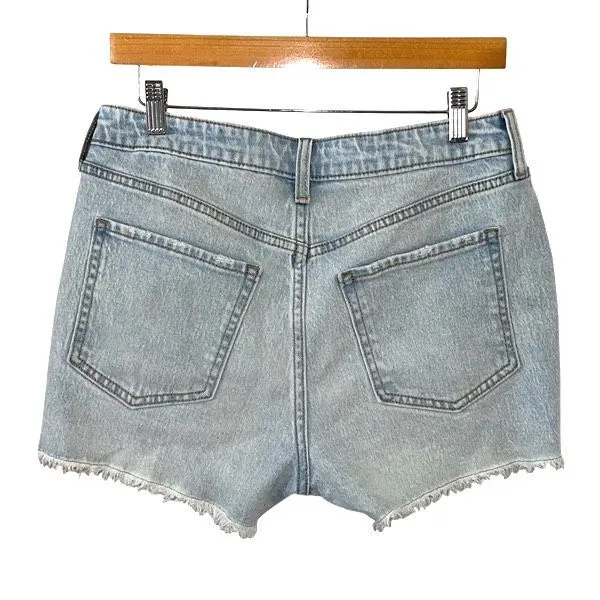 Old Navy OG Super Straight High Rise Distressed‎ Denim Jeans Size 8 - Image 2