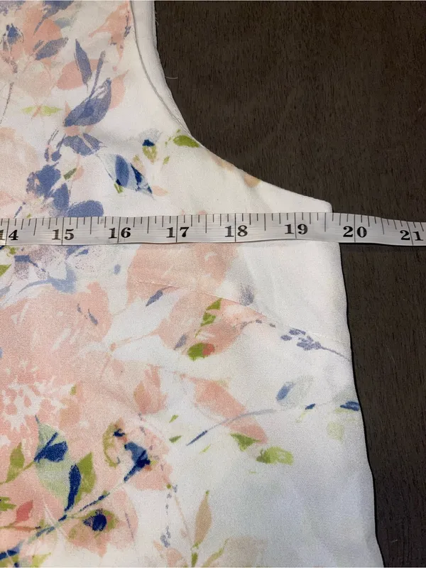 Rose + Olive Women's Floral Tank Top Blouse - Image 4