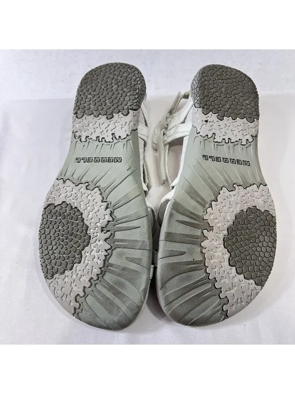 Merrell Sandals Womens 10 San Remo Strappy White Leather Casual Open Toe Hiking - Image 6