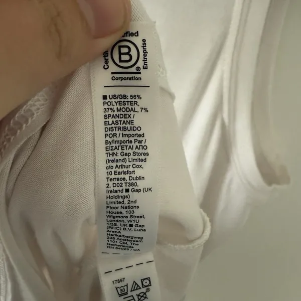 Athleta Radiate Twist‎ Tank Top White Activewear Lightweight Size Extra Small - Image 9