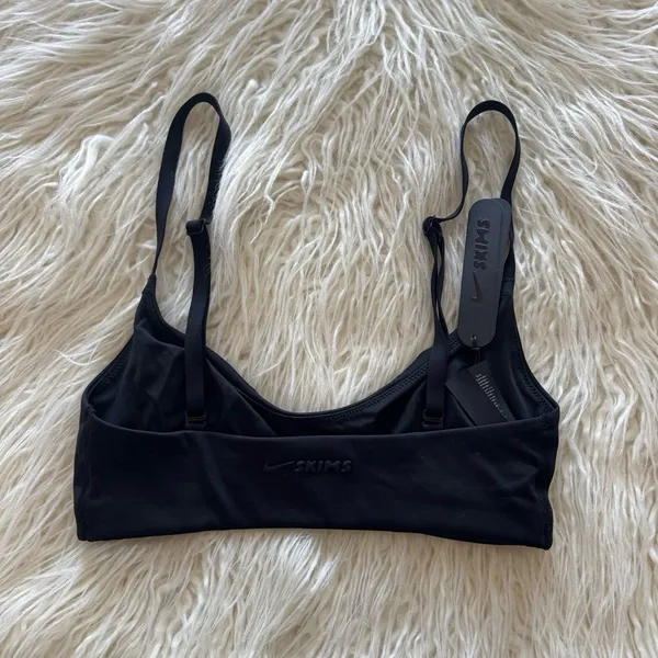 Nike Skims Matte Micro Scoop Bra Obsidian Size XS - Image 7