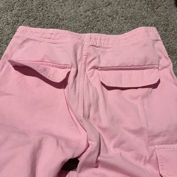 Zara bubblegum pink cargo jeans‎ 6 - Image 10