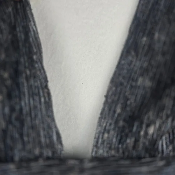 Sabina Musayev Bonita Dress Metallic Tiered Midi Plunge Sleeveless‎ Size XS - Image 12
