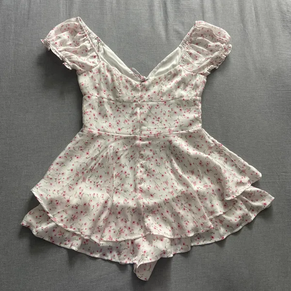 Altar’d State Floral Mini Romper - Image 2