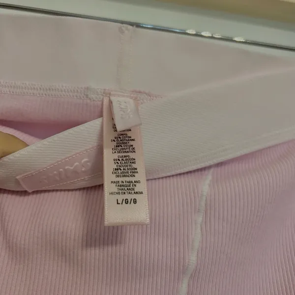 Skims Cotton Rib Boxer - Image 3