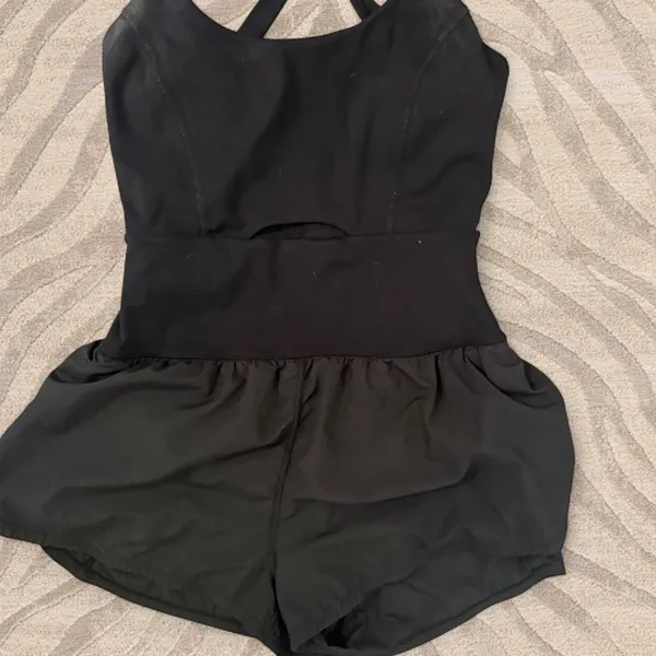 Fp movement black athletic romper - Image 2