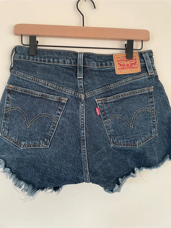 Levi’s 501 Original Fit High-Rise Jean Shorts - Image 4