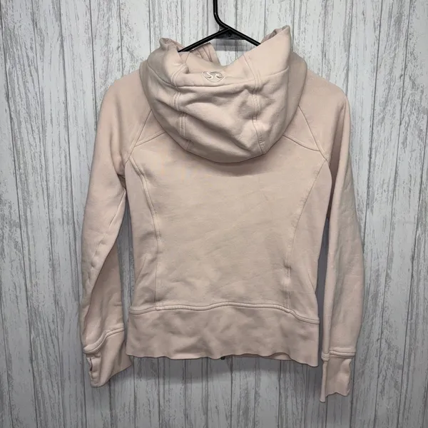 Womens Size 4 Lululemon Scuba Hoodie Pink Flaw - Image 5