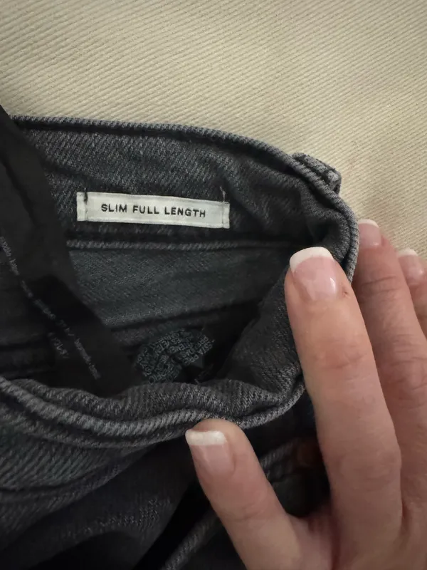 Zara dark grey jeans - Image 4