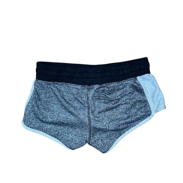 Hurley Shorts Womens XS Gray Heather Dolphin Hem Drawstring Pocket - Image 3
