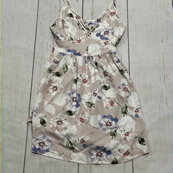 Oneill gray floral spaghetti strap dress nwt - Image 3