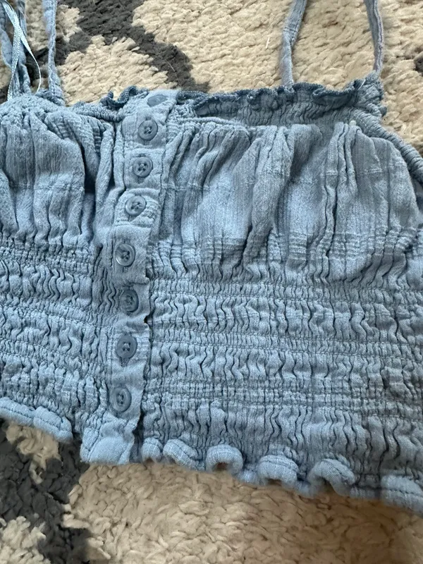 Blue Scrunched Tank Too - Image 2