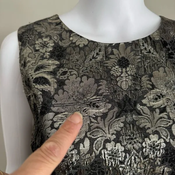 DKNY Metallic Damask Top Size 12 - Image 8