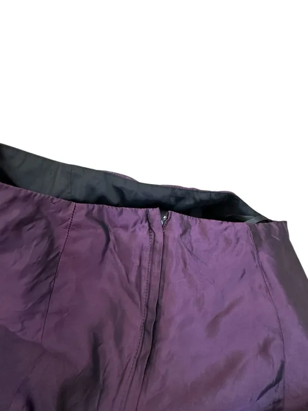 Vintage Scott McClintock 2000s Iridescent Purple Maxi Skirt 90s Fairy Grunge Y2K - Image 4