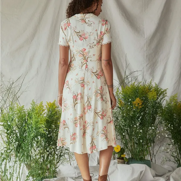 Christy Dawn The Sebastian Dress Floral Vintage Midi - Image 4