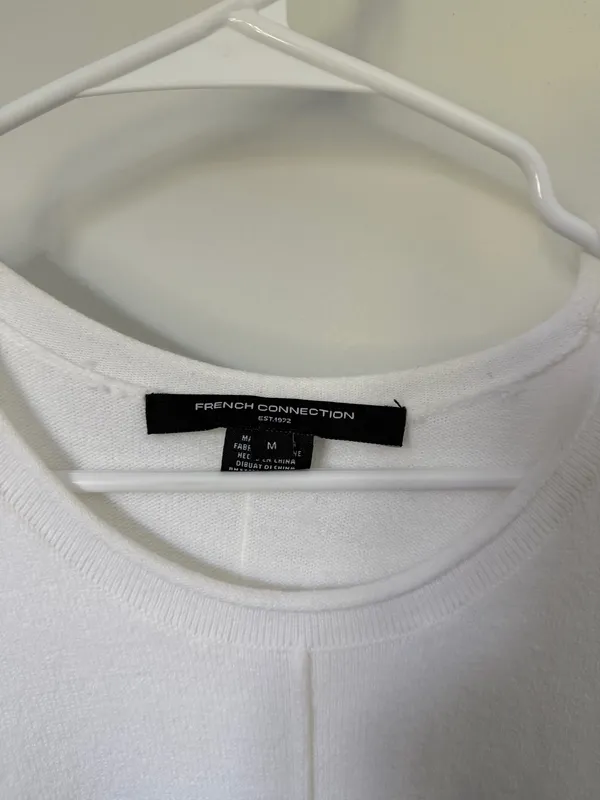 White Sweater Size M - Image 2