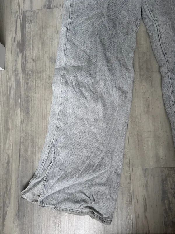Zara Light Gray Women’s Drawstring denim Joggers - Image 2
