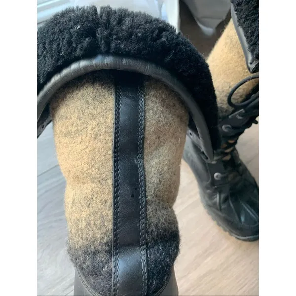 UGG Australia Adirondack Tall Black Brown Ombre size 7 - Image 7