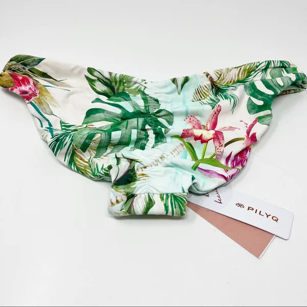 Pilyq Tulum Bikini Bottoms Floral‎ Tropical Small NWT - Image 9