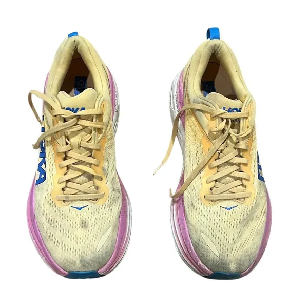 Hoka Bondi 8 Women's Running Shoes Multicolor Size 12B Lightweight - Image 11