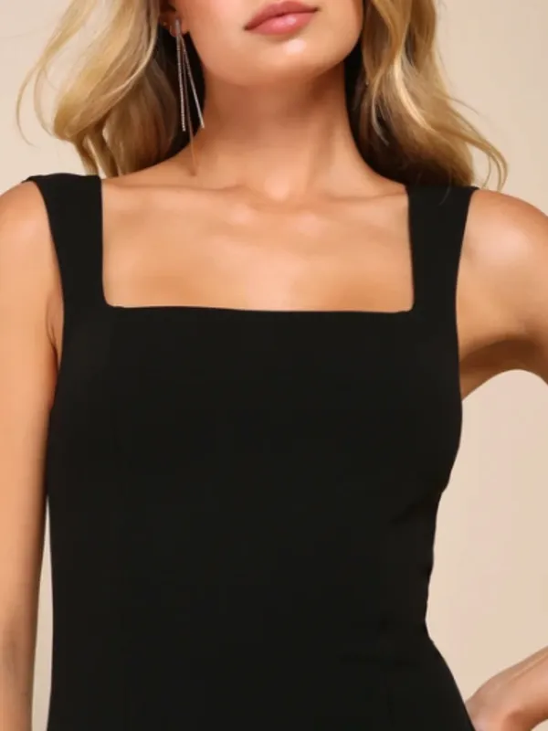 LULU's Sexy Wedding Chic Modern Minimalist Mermaid Trumpet Gown - Image 2