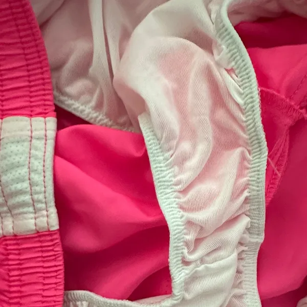 Soffe Pink Low Rise Shorts with White Trim - Image 4
