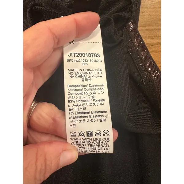 Hute by Shein Brown Shimmer Backless Maxi Dress Large - Image 10