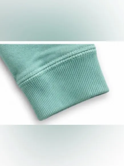 Billabong Mint Aqua Pullover Hoodie Size Large Cotton Blend Kangaroo Pocket - Image 8