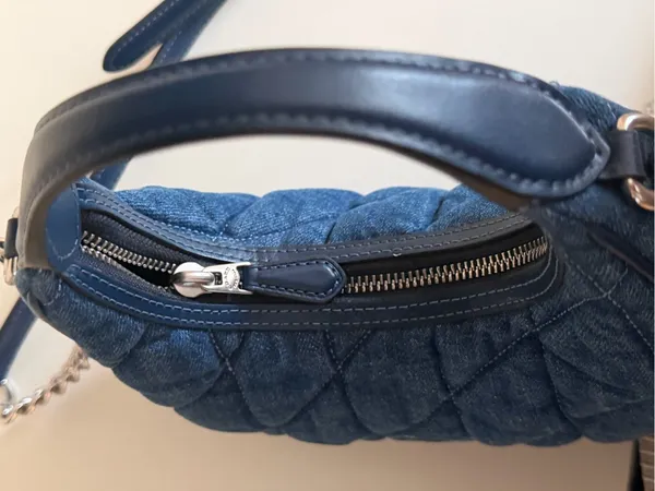 Coach Carmen Denim Quilted Mini Bag - Image 7