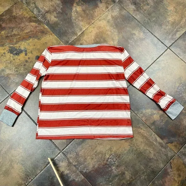 Women's Family Pajama Striped Xmas Christmas Matching Sleepwear Set 2XL - Image 11