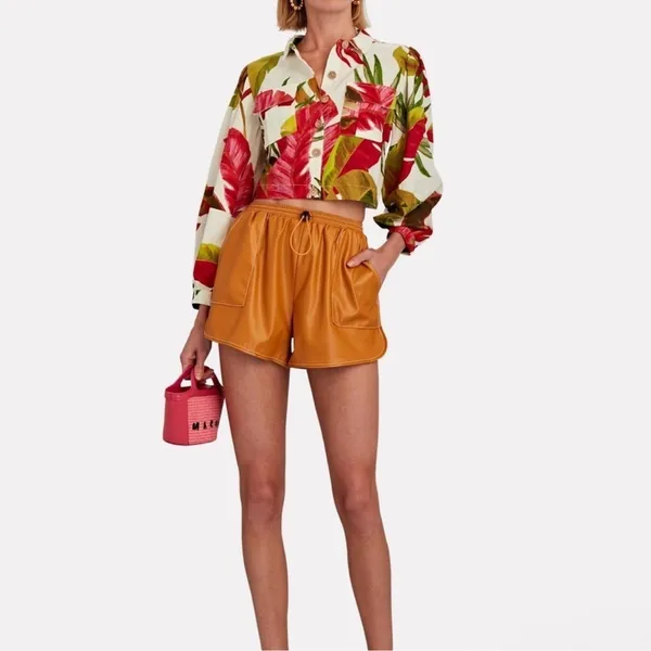 FARM‎ RIO Spring Forest Shirt Button Down Long Sleeve SIZE XS NWT - Image 2