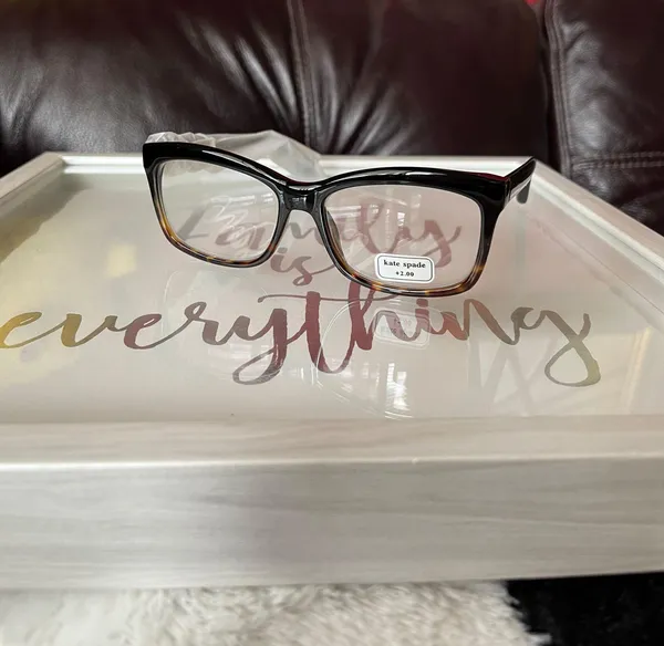 Kate Spade NEW YORK Tinlee 52MM Reading Glasses HAVANA , 2.0 avail in original package no case - Image 5