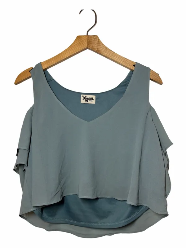 Show Me Your Mumu Sadie Ruffle Crop Top - Image 3