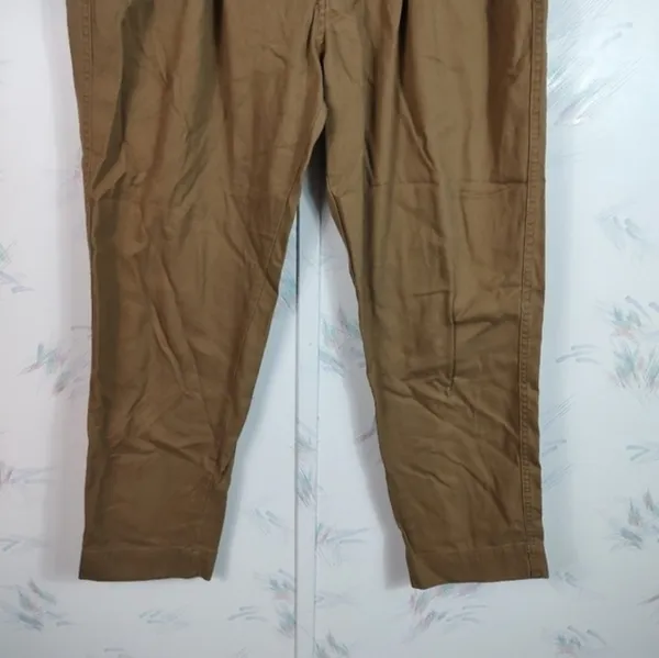 Forever 21 Brown Pleated Pants Belted - Image 4