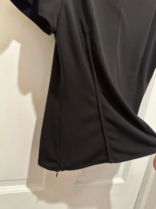 Zara Mock Neck Short Sleeve Top - Image 8
